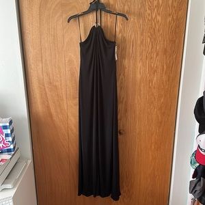 David Meister Maxi Halter Dress